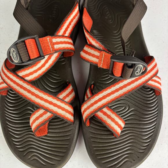 Chaco Women's Zvolv 2 Sport Sandal Blood Orange Size 11 - Picture 3 of 8